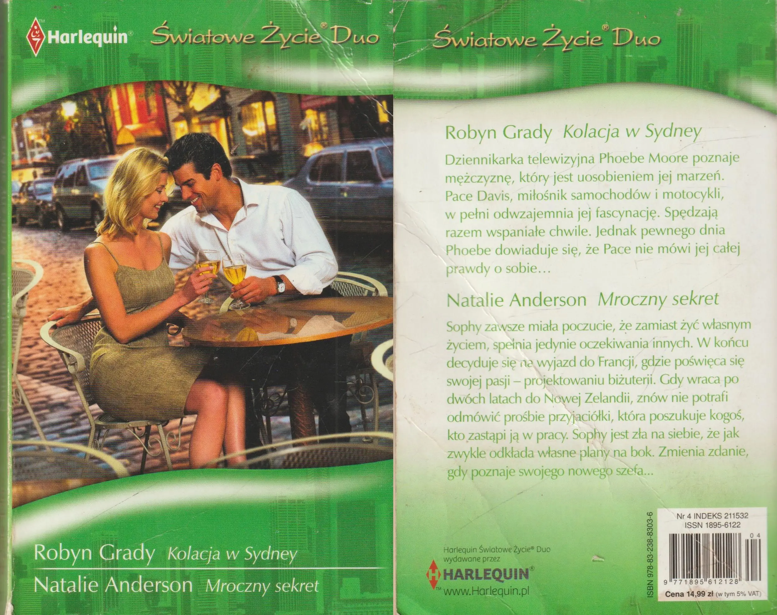 Książka - KOLACJA W SYDNEY + MROCZNY SEKRET