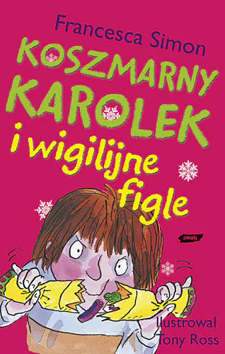 Książka - Koszmarny Karolek i wigilijne figle