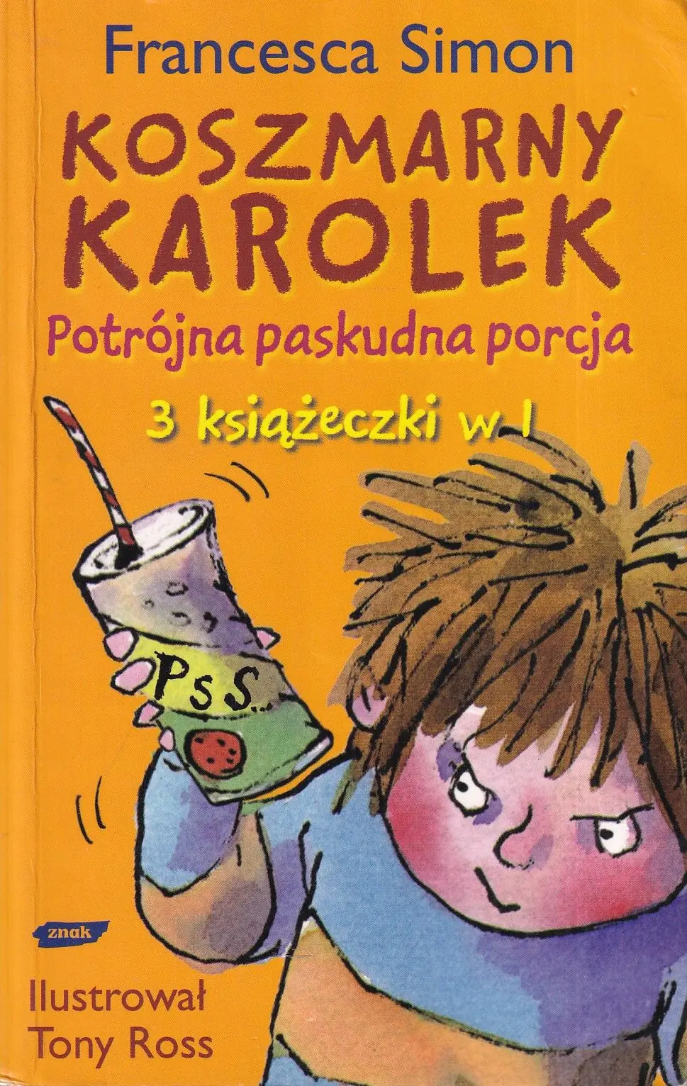 Książka - Koszmarny Karolek. Potrójna paskudna porcja