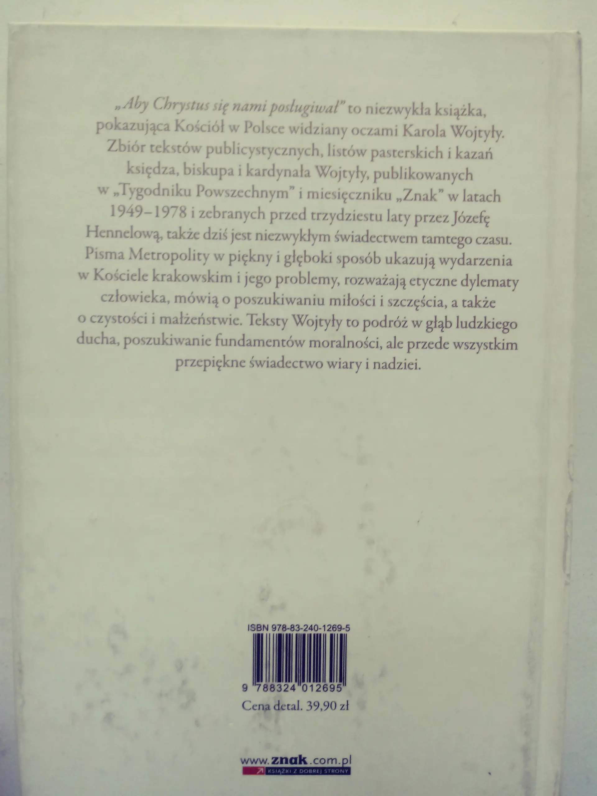 Książka - Aby Chrystus się Nami Posługiwał