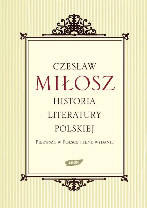 Książka - Historia literatury polskiej