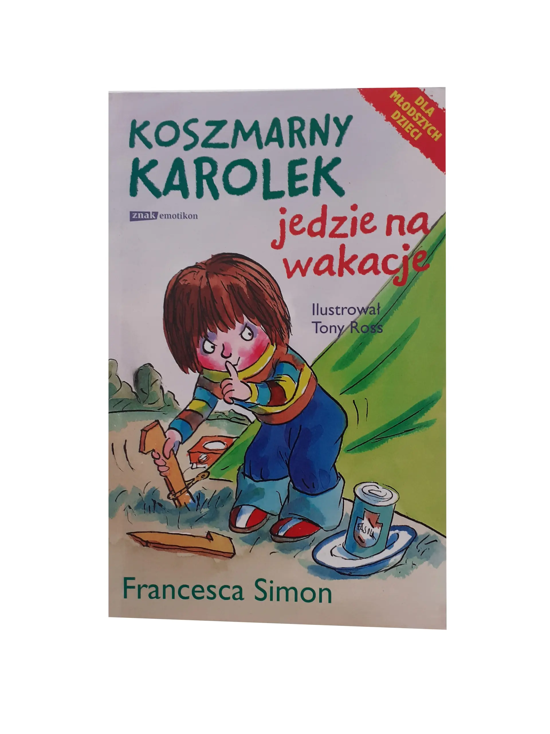Książka - Koszmarny Karolek jedzie na wakacje