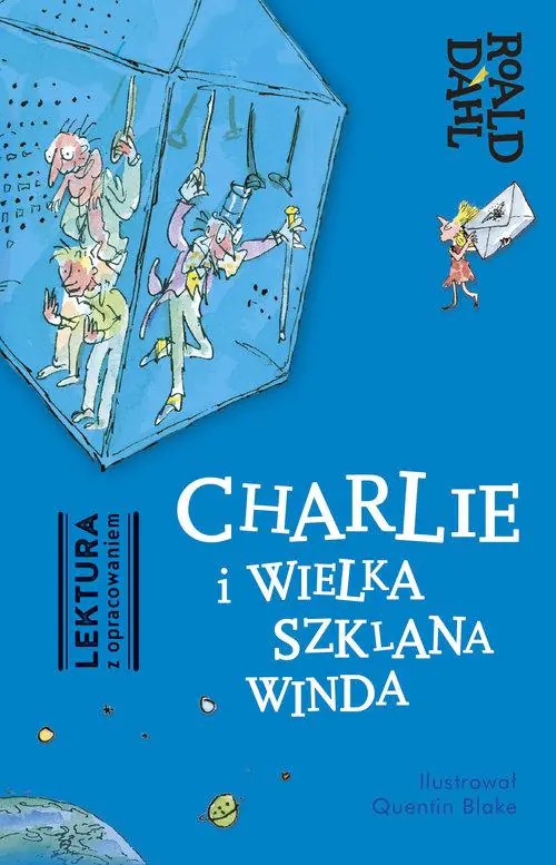 Książka - Charlie i wielka szklana winda. Lektura z opracowaniem