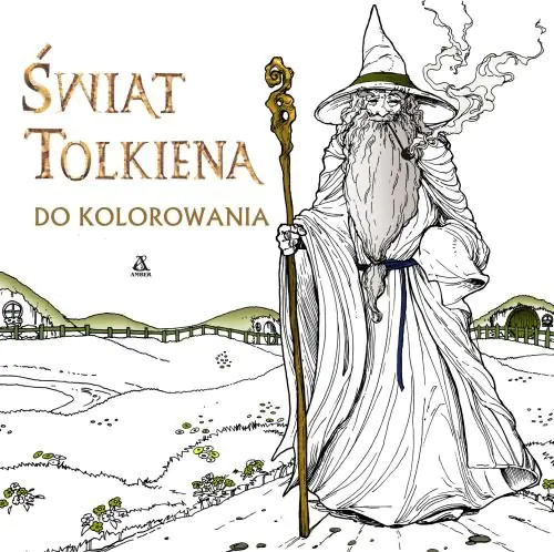 Książka - Świat Tolkiena do kolorowania