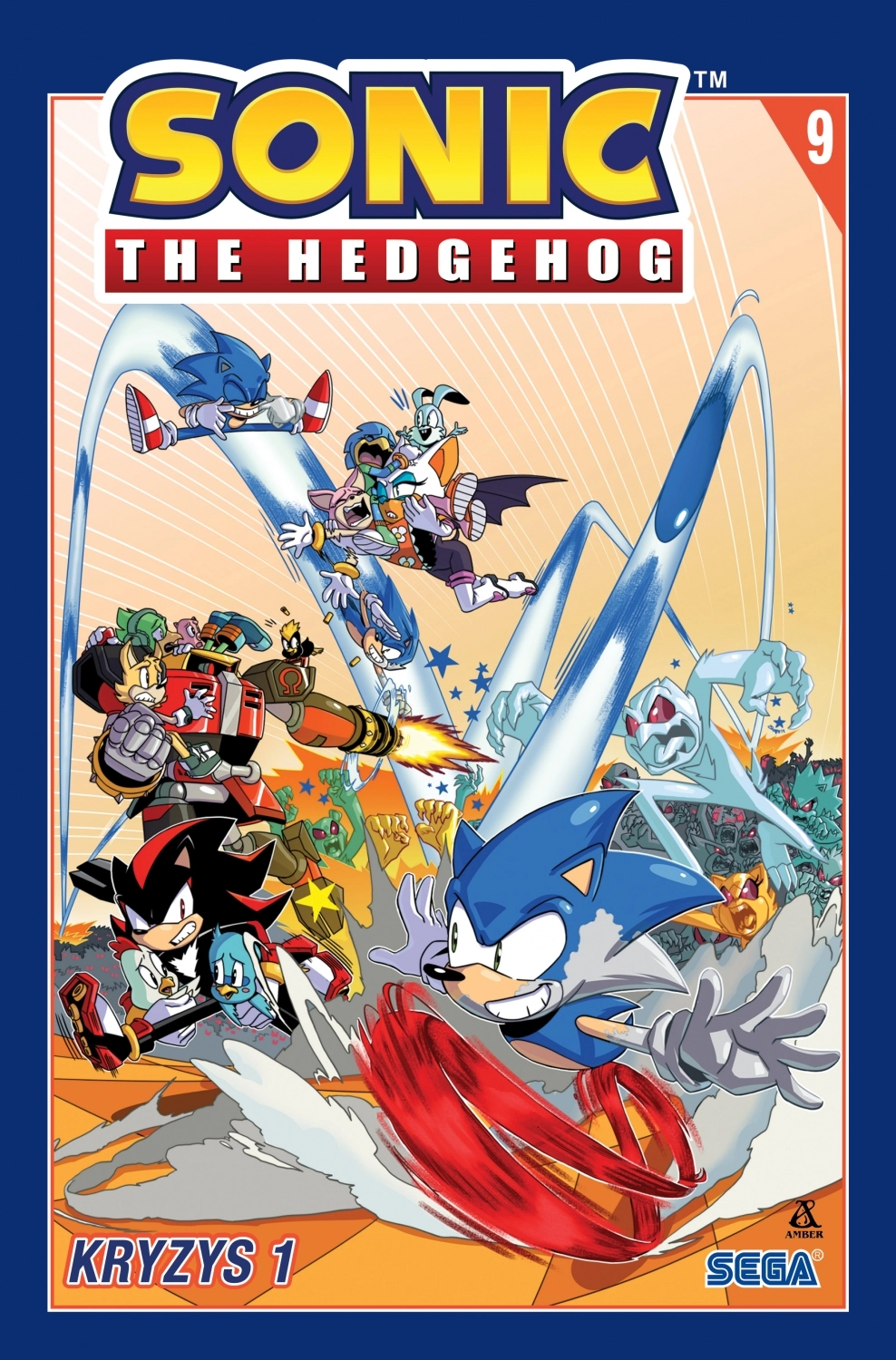 Książka - Kryzys. Część 1. Sonic the Hedgehog. Tom 9