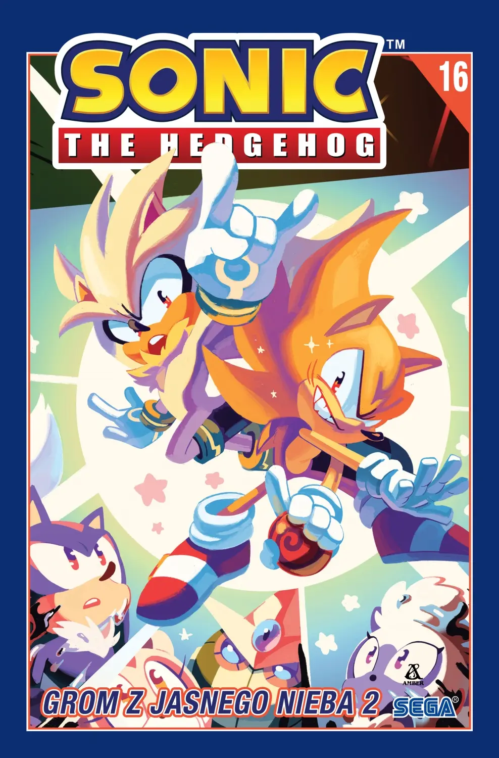 Książka - Sonic the Hedgehog 16. Grom z jasnego nieba 2