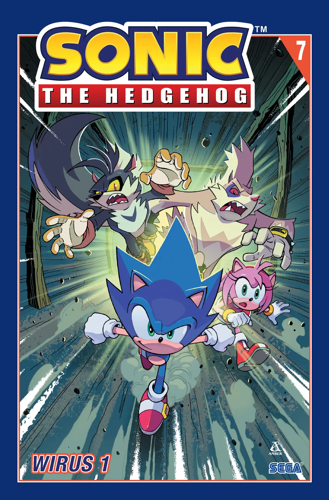 Książka - Wirus. Część 1. Sonic the Hedgehog. Tom 7