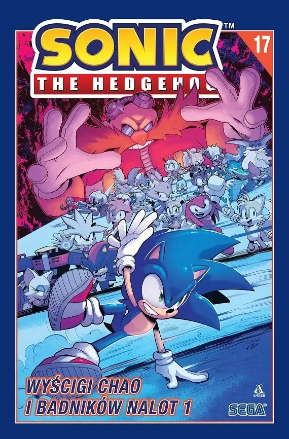 Książka - Wyścigi Chao i Badników nalot 1. Sonic the Hedgehog. Tom 17
