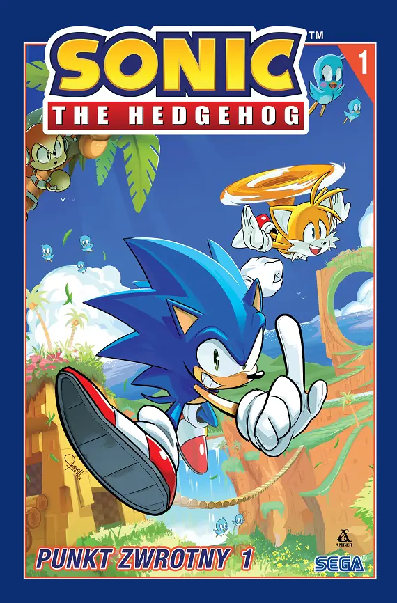 Książka - Sonic the Hedgehog 1. Punkt zwrotny 1
