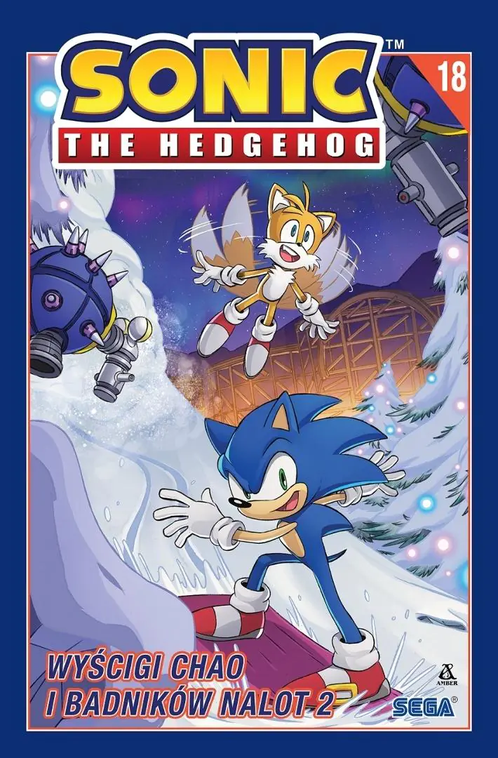 Książka - Sonic the Hedgehog 18. Wyścigi Chao i Badników nalot 2
