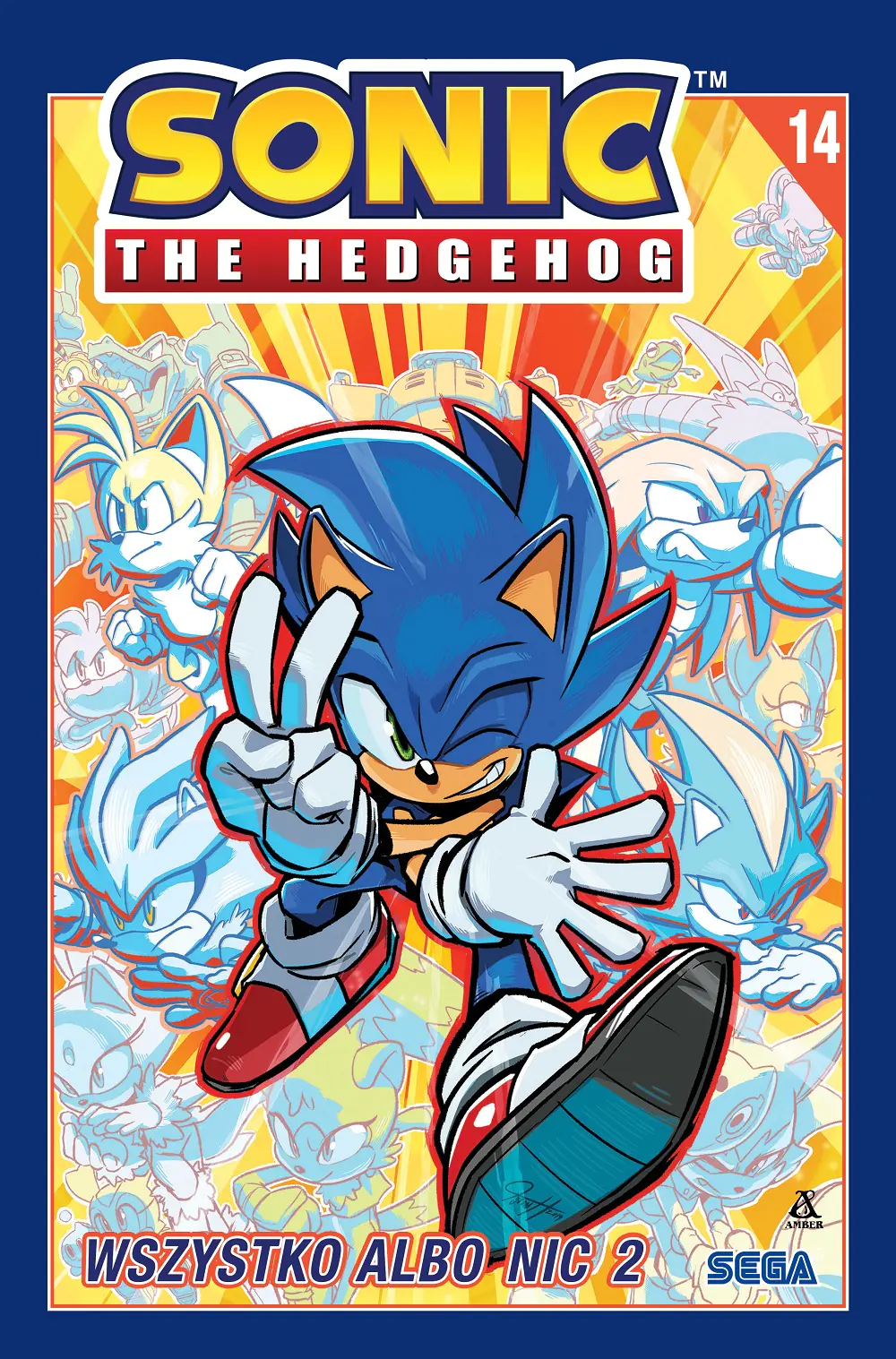 Książka - Sonic the Hedgehog 14. Wszystko albo nic 2