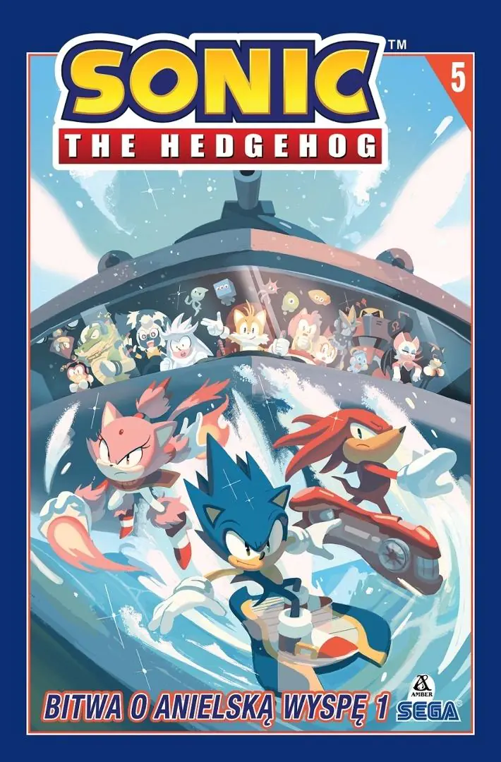 Książka - Sonic the Hedgehog 5. Bitwa o Anielską Wyspę 1