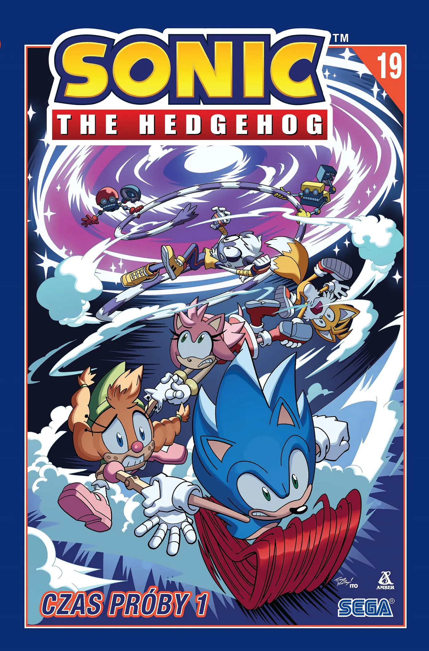 Książka - Sonic the Hedgehog 19. Czas próby 1