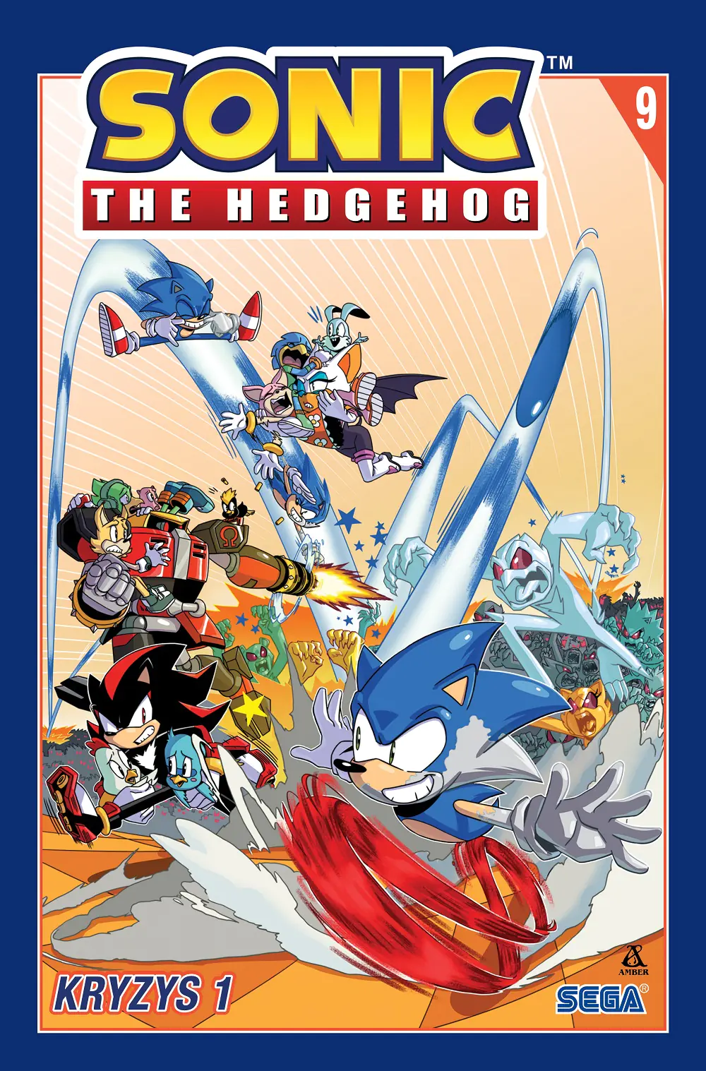 Książka - Sonic the Hedgehog 9. Kryzys 1