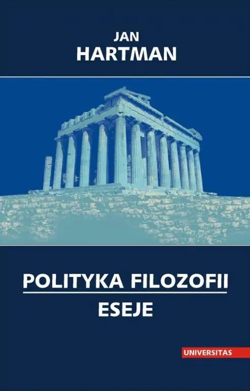 Książka - Polityka filozofii Eseje Jan Hartman