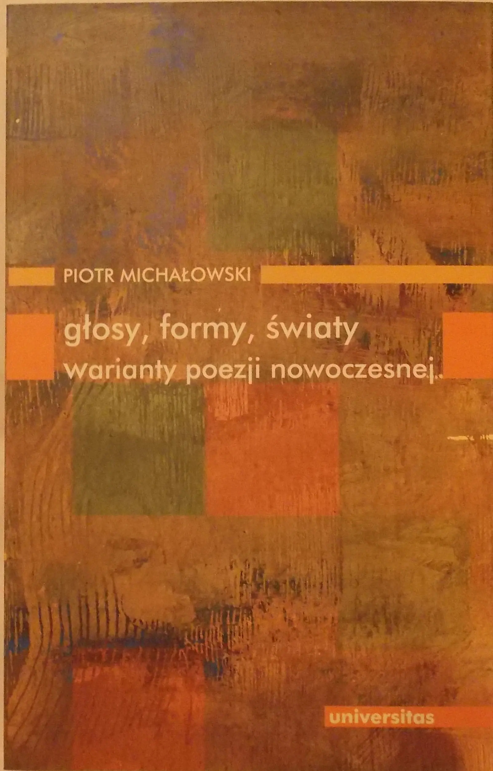 Książka - Głosy, formy, światy. Warianty poezji nowoczesnej
