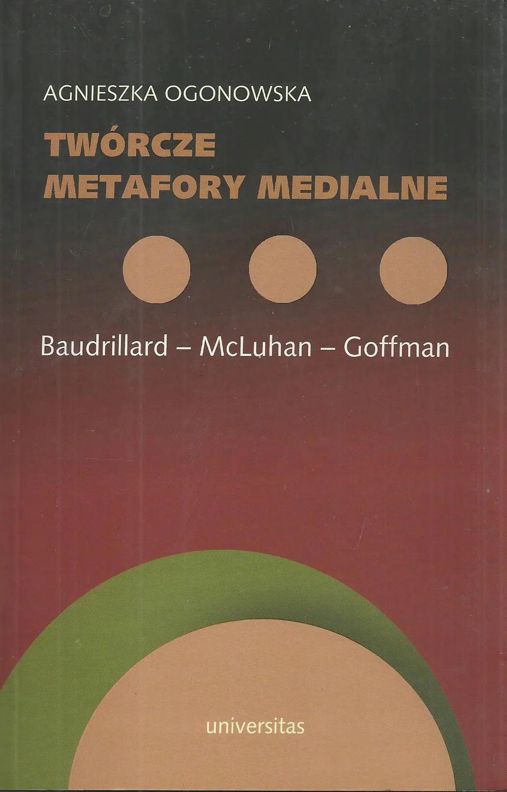 Książka - Twórcze metafory medialne. Baudrillard - McLuhan - Goffman