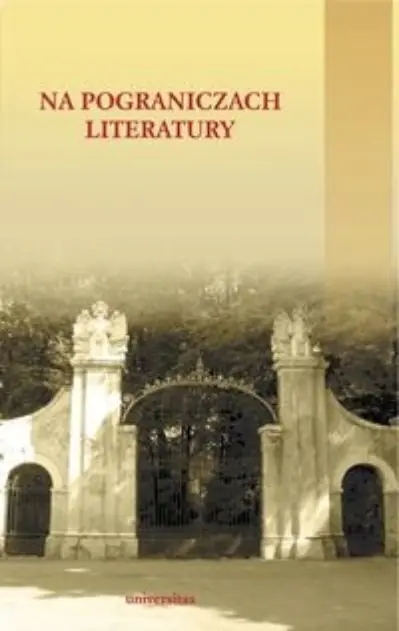 Książka - Na pograniczach literatury