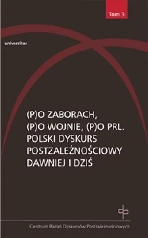 Książka - (P)o zaborach (p)o wojnie (p)o PRL Polski dyskurs postzależnościowy dawniej i dziś Hanna Gosk Ewa Kraskowska