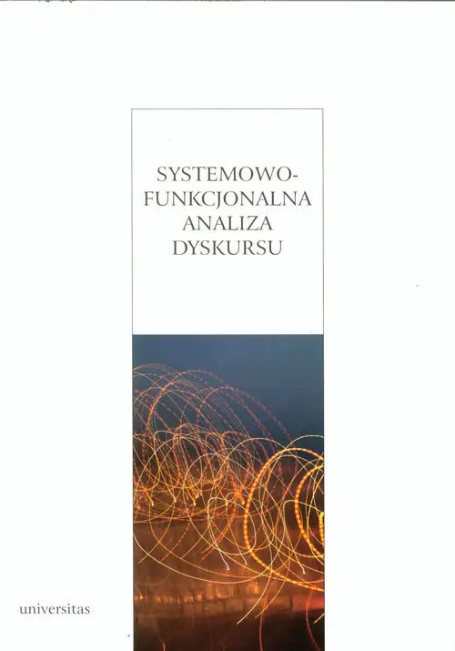 Książka - Systemowo-funkcjonalna analiza dyskursu
