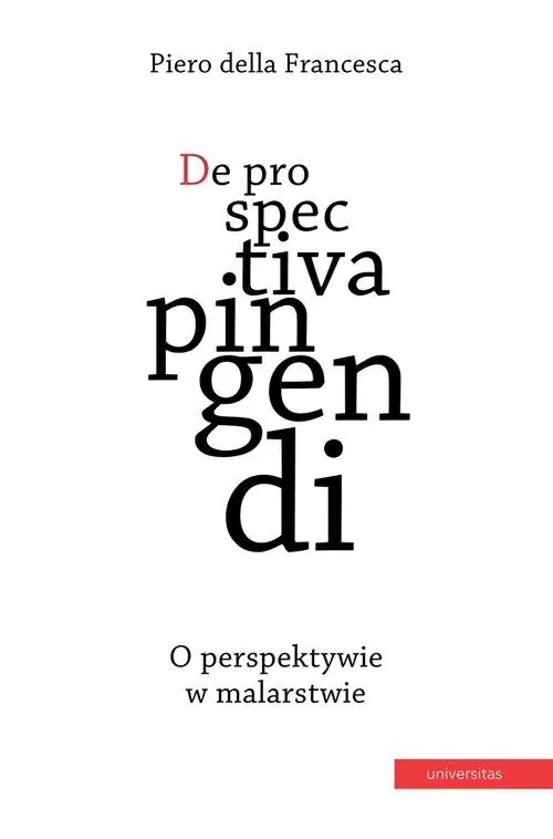 Książka - De prospectiva pingendi. O perspektywie w malarstwie