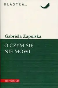 Książka - O czym się nie mówi