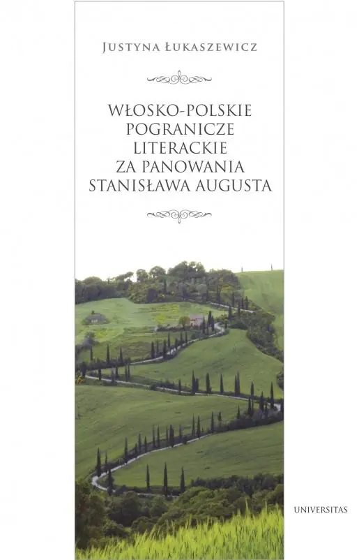 Książka - Włosko-polskie pogranicze literackie za panowania Stanisława Augusta