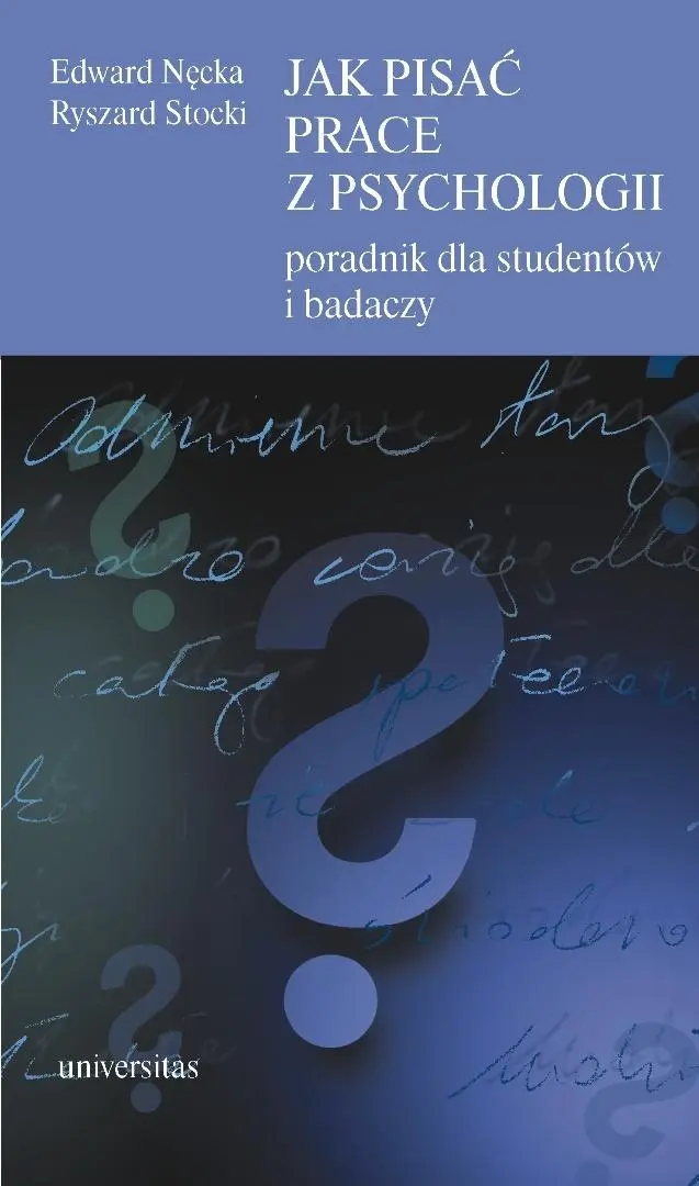 Książka - Jak pisać prace z psychologii