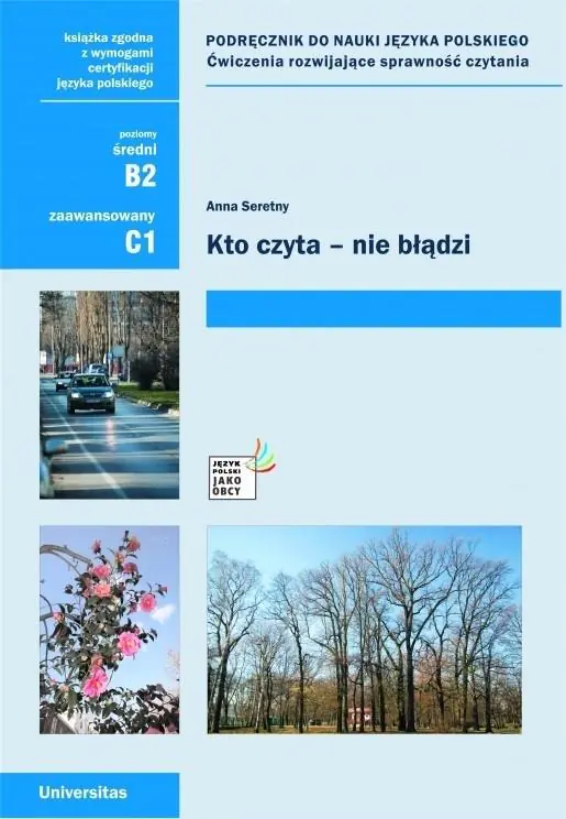 Książka - Kto czyta - nie błądzi. Podręcznik do nauki języka polskiego. Ćwiczenia rozwijające sprawność czytan