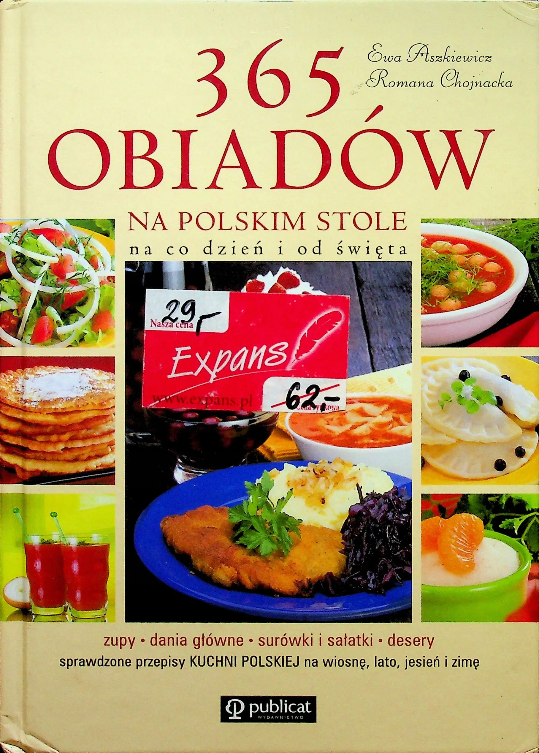 Książka - 365 obiadów na polskim stole