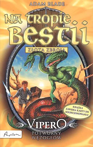 Książka - Złota zbroja. Na tropie bestii. Vipero, potworny wężogłów