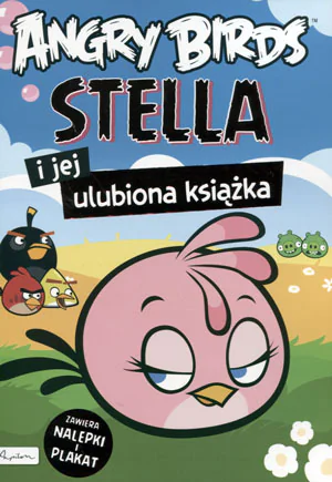 Książka - Angry Birds. Stella i jej ulubiona książka z nalepkami i plakatem