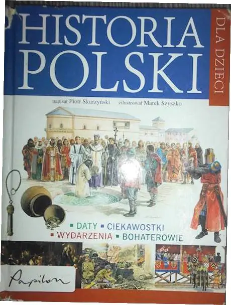 Książka - Historia Polski dla dzieci