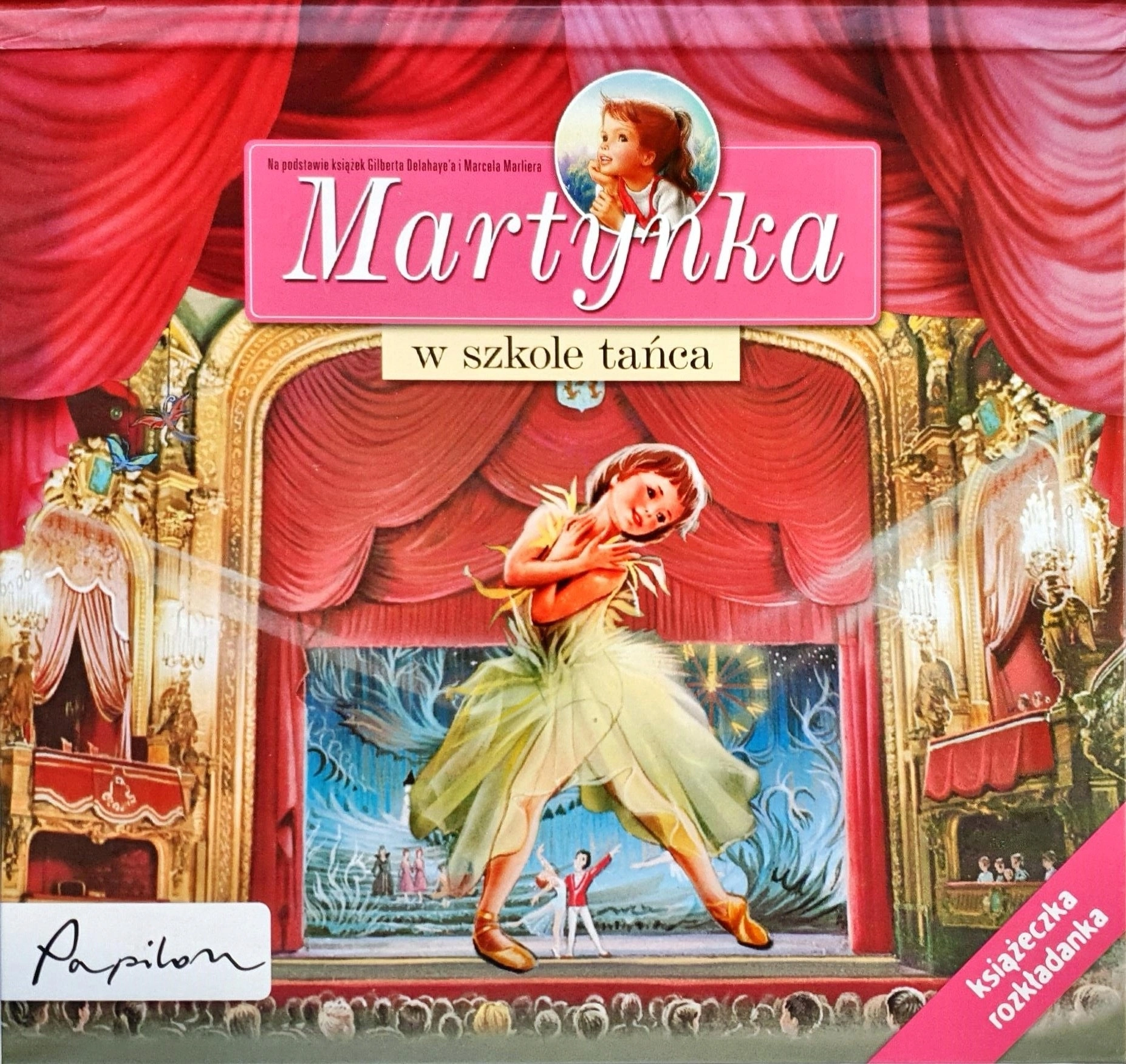 Książka - Martynka w szkole tańca Książeczka rozkładanka