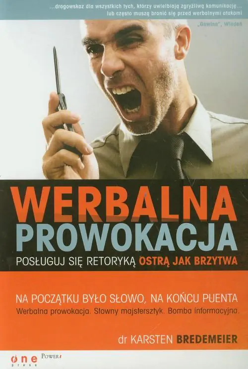 Książka - Werbalna Prowokacja. Posługuj się Retoryką Ostrą jak Brzytwa