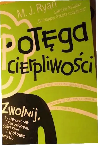 Książka - Potęga cierpliwości. Zwolnij, by cieszyć się szczęściem, sukcesem i spokojem umysłu