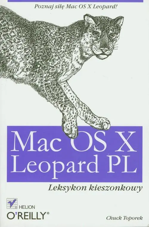 Książka - Mac OS X Leopard PL. Leksykon kieszonkowy