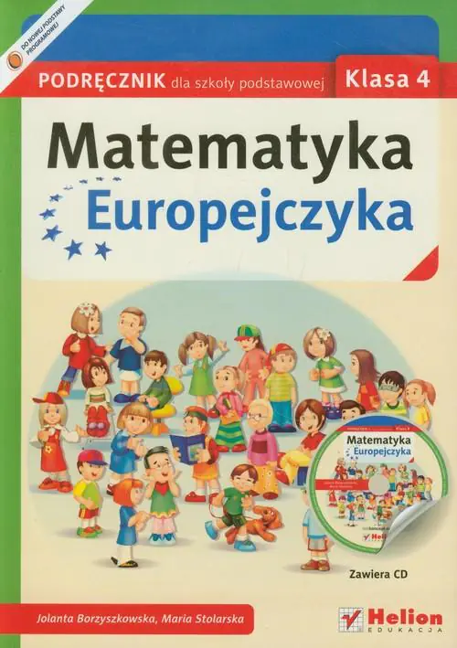 Książka - Matematyka Europejczyka SP 4 podr. Helion
