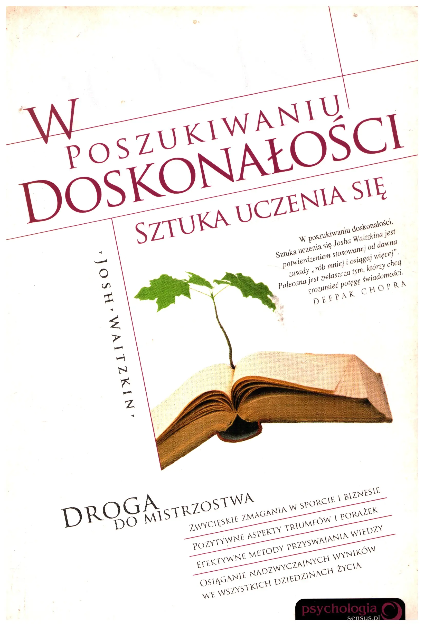 Książka - W poszukiwaniu doskonałości. Sztuka uczenia się