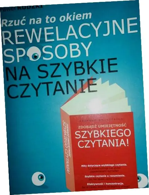 Książka - Rzuć na to okiem. Rewelacyjne sposoby na szybkie czytanie