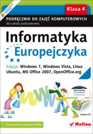 Książka - Informatyka Europejczyka SP 4 podr Win 7 NPP 2012
