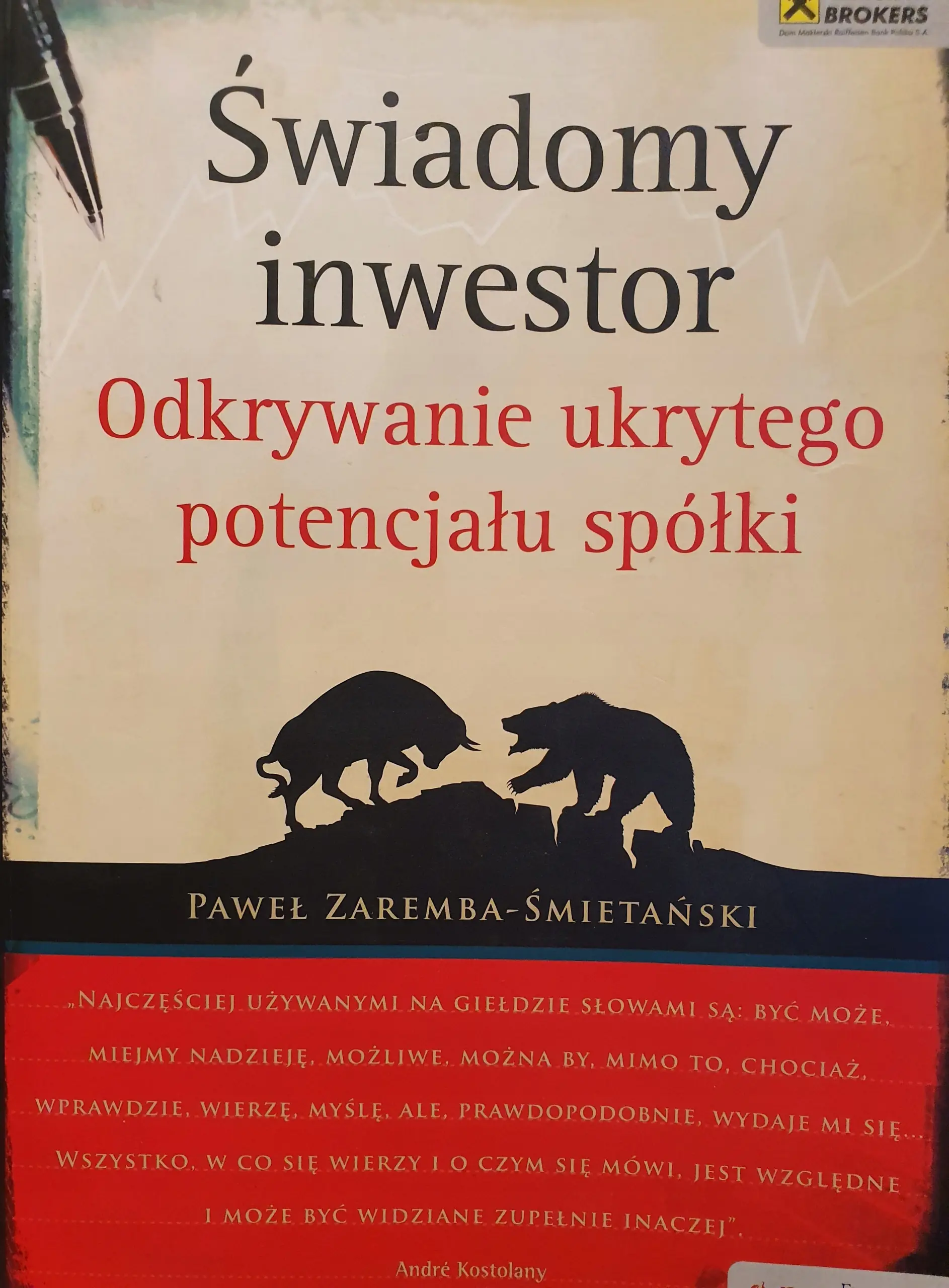 Książka - Świadomy inwestor. Odkrywanie ukrytego potencjału spółki