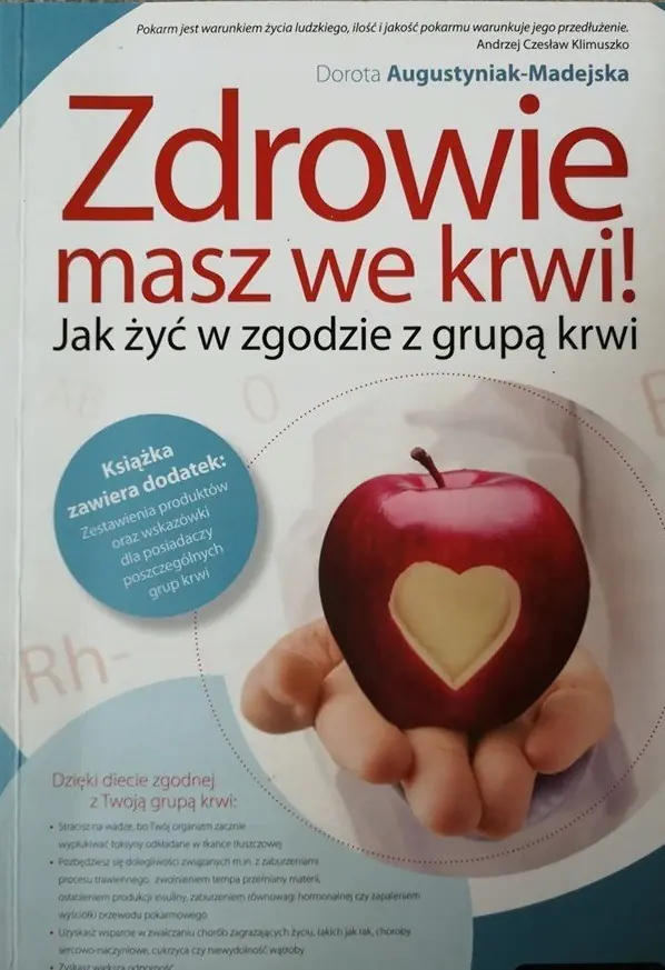 Książka - Zdrowie masz we krwi! - Dorota Augustyniak-Madejska - 