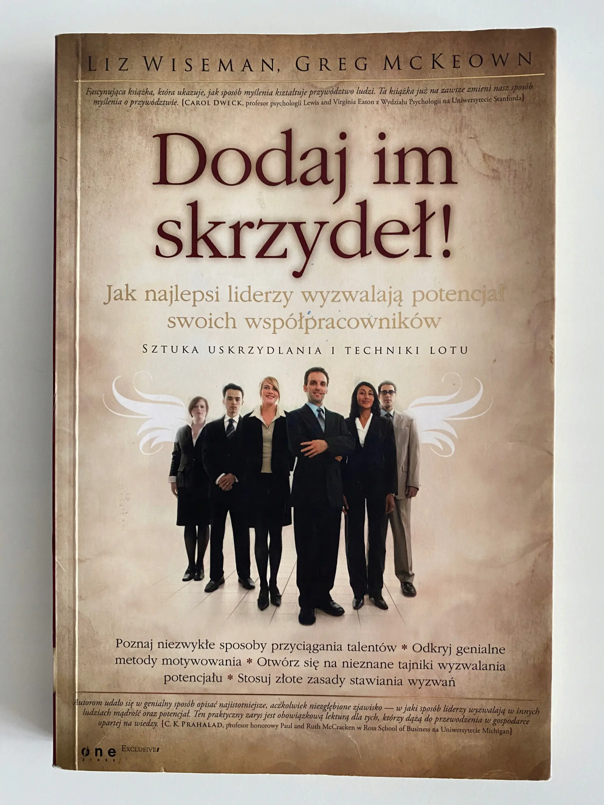 Książka - DODAJ IM SKRZYDEŁ JAK NAJLEPSI LIDERZY WYZWALAJĄ POTENCJAŁ SWOICH WSPÓŁPRACOWNIKÓW