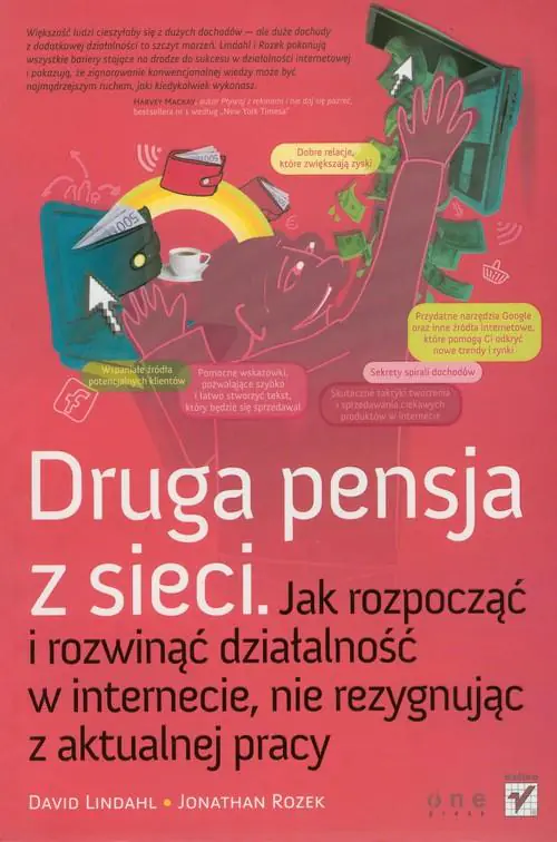 Książka - Druga pensja z sieci. Jak rozpocząć i rozwinąć działalność w internecie, nie rezygnując z aktualnej pracy