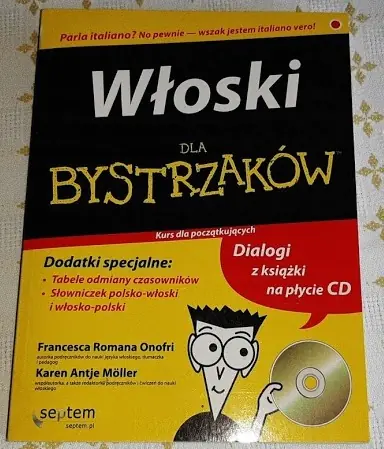 Książka - Włoski dla bystrzaków   płyta CD