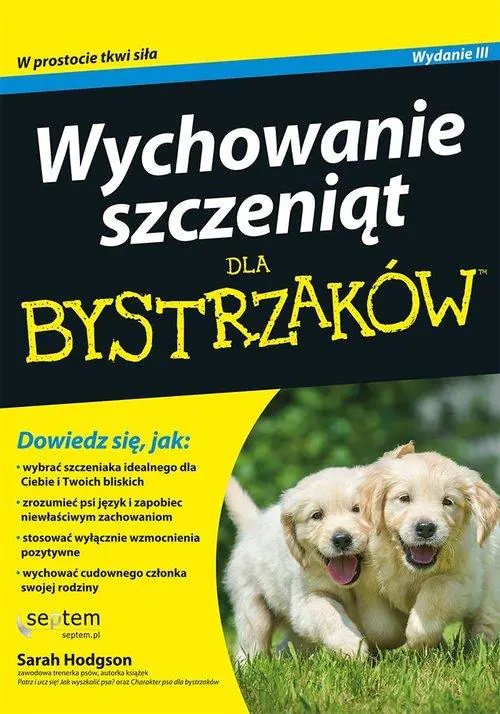 Książka - Wychowanie szczeniąt dla bystrzaków