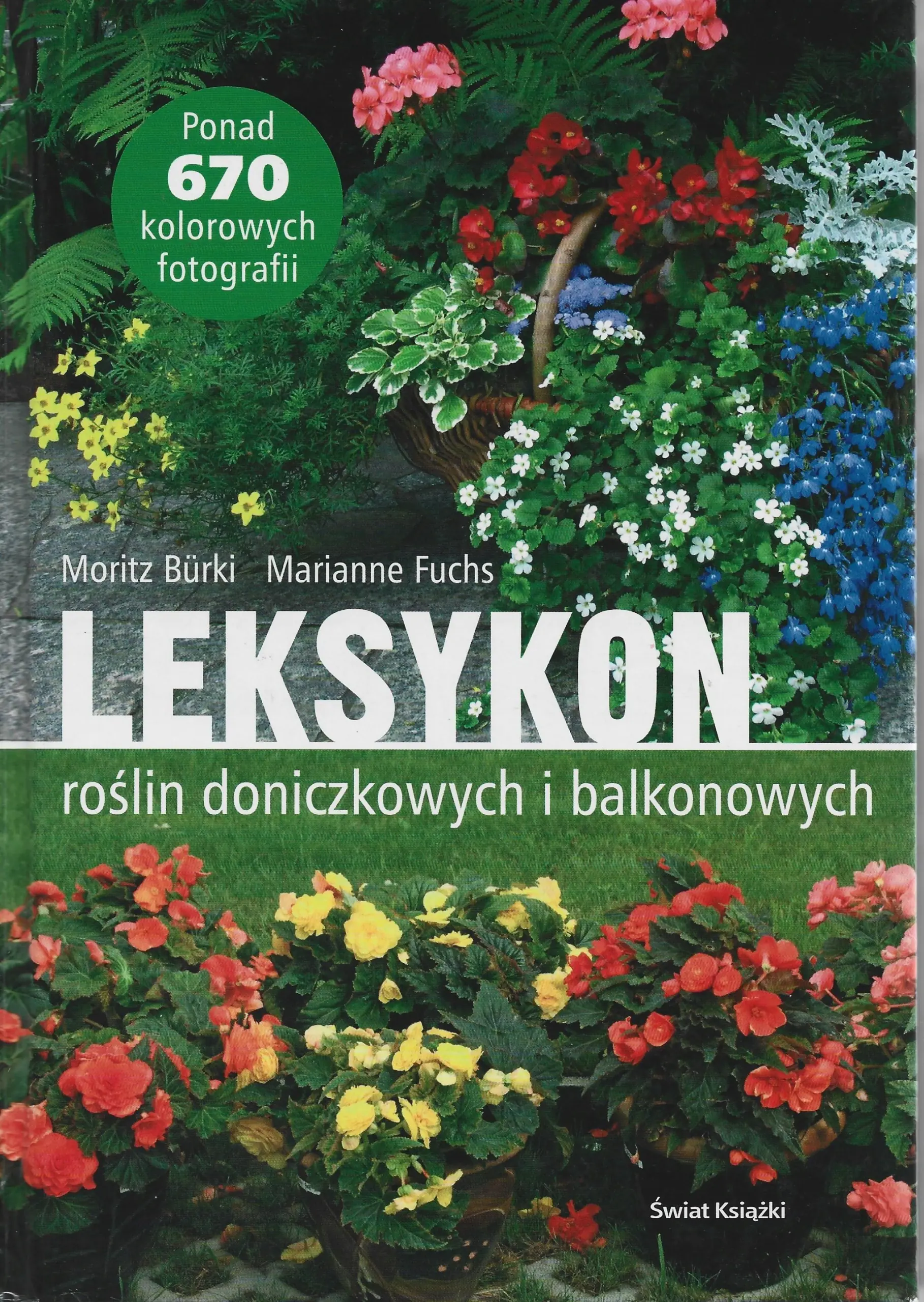 Książka - Leksykon roślin doniczkowych i balkonowych