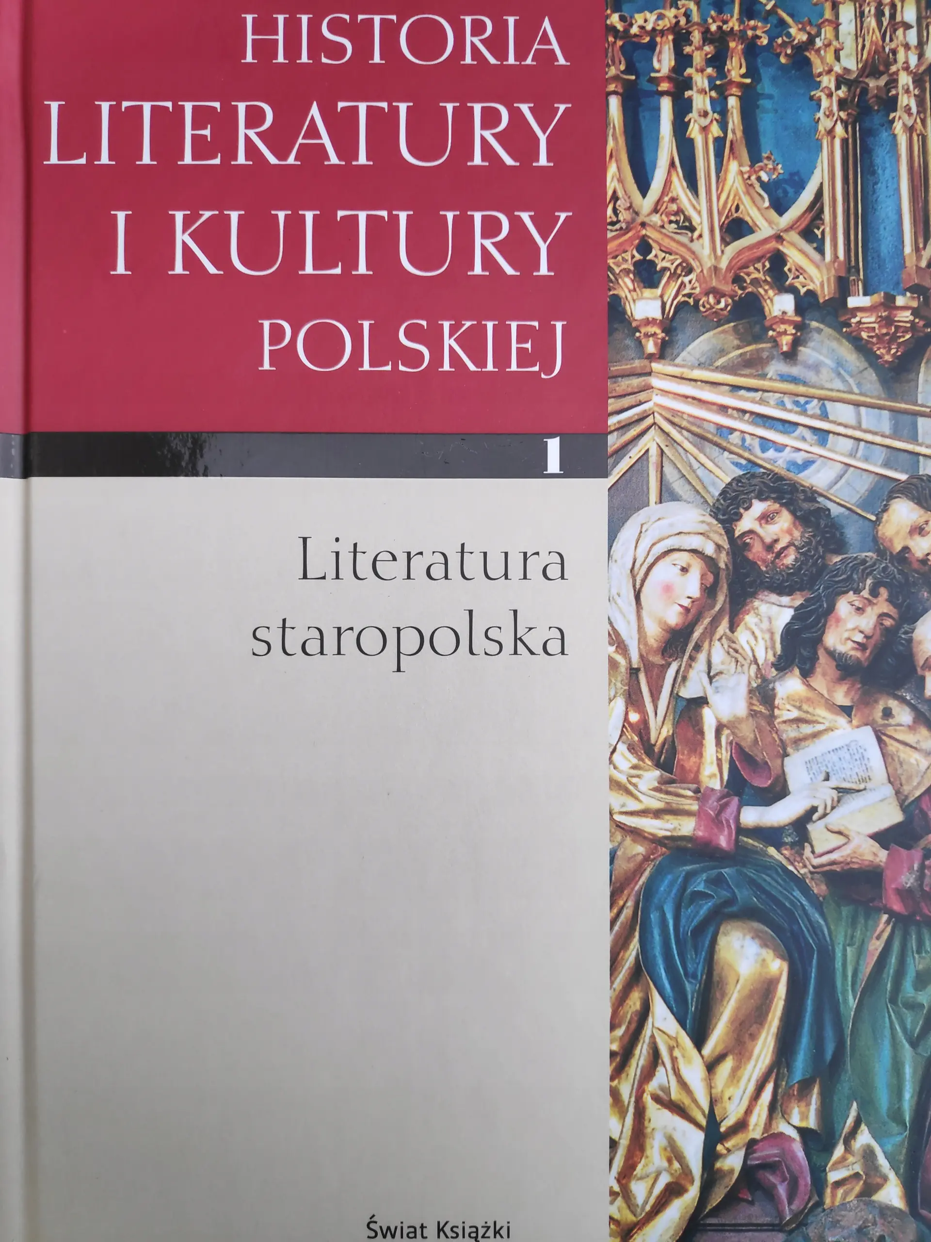 Książka - Historia literatury i kultury polskiej Tom I  Literatura staropolska