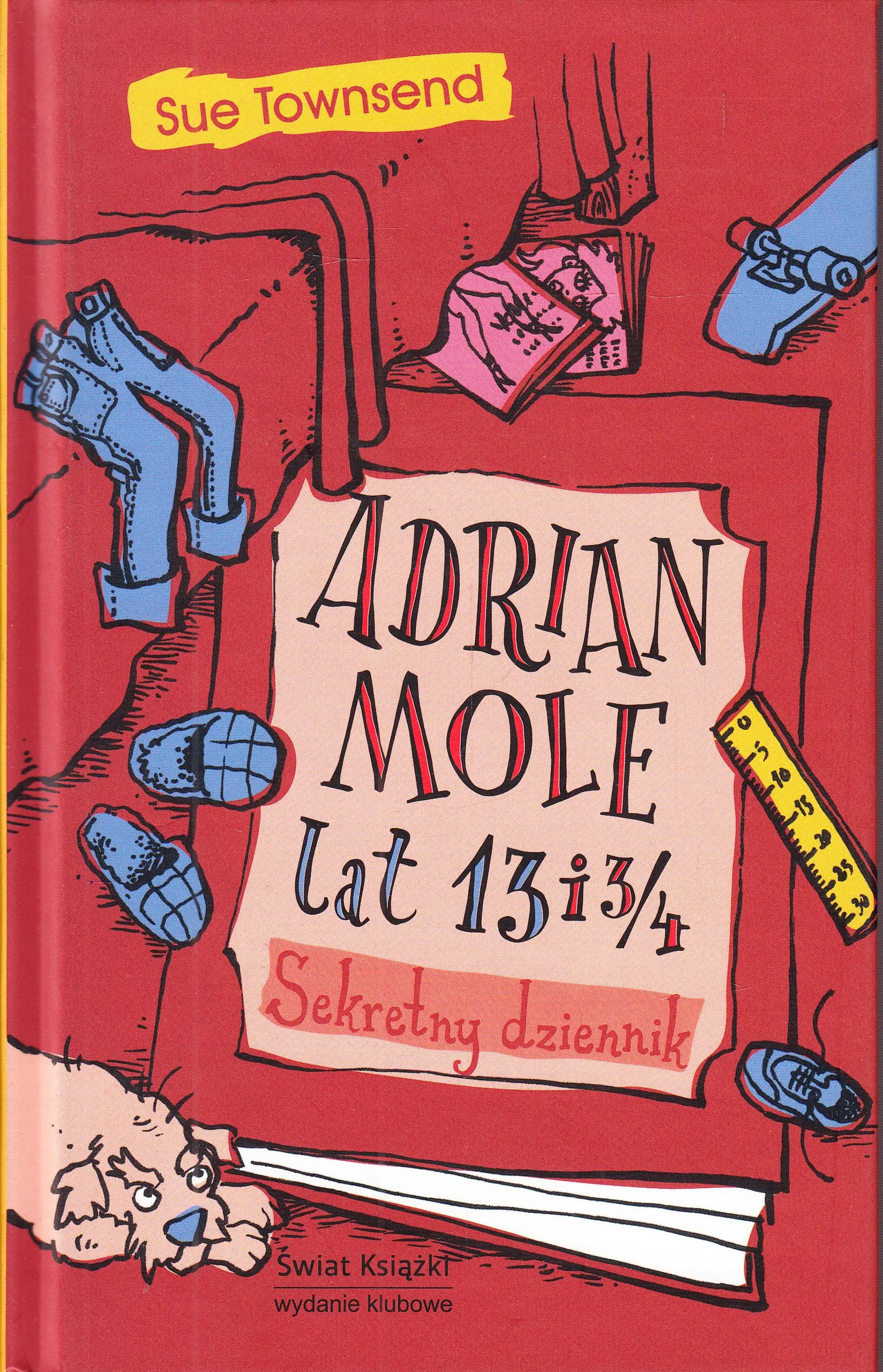 Książka - Adrian Mole lat 13 i 3/4 Sekretny dziennik